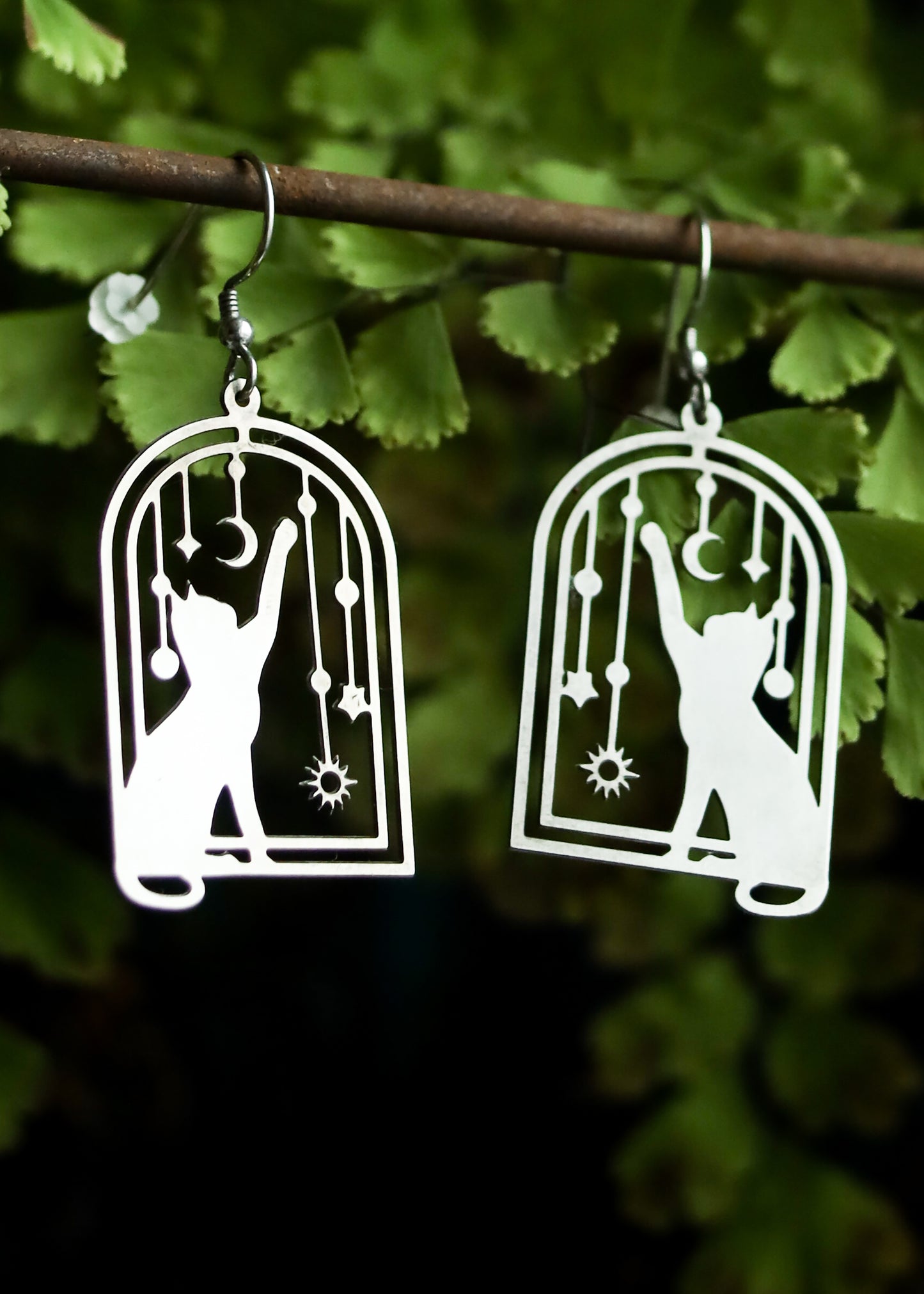 Celestial Cat Earrings