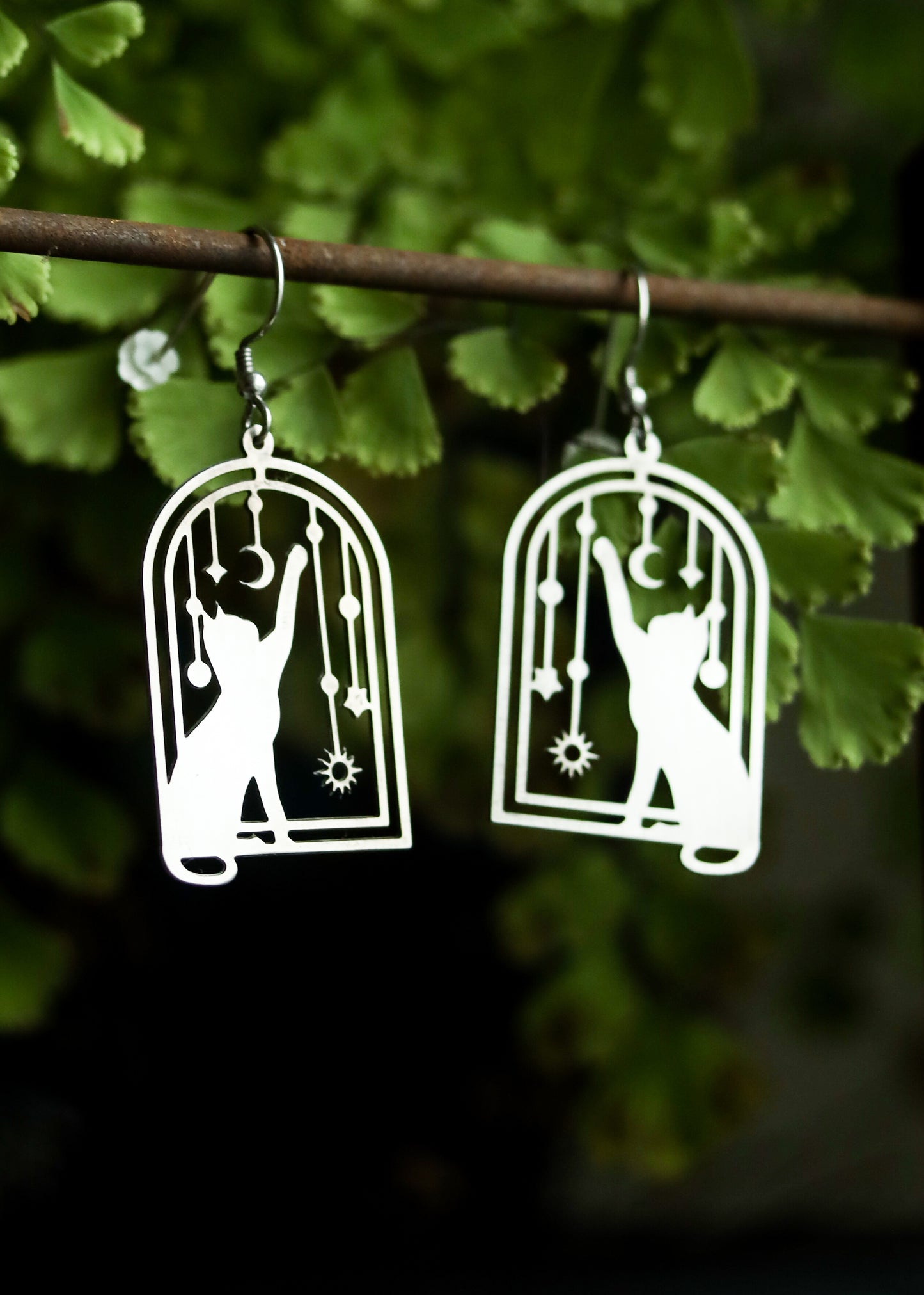 Celestial Cat Earrings