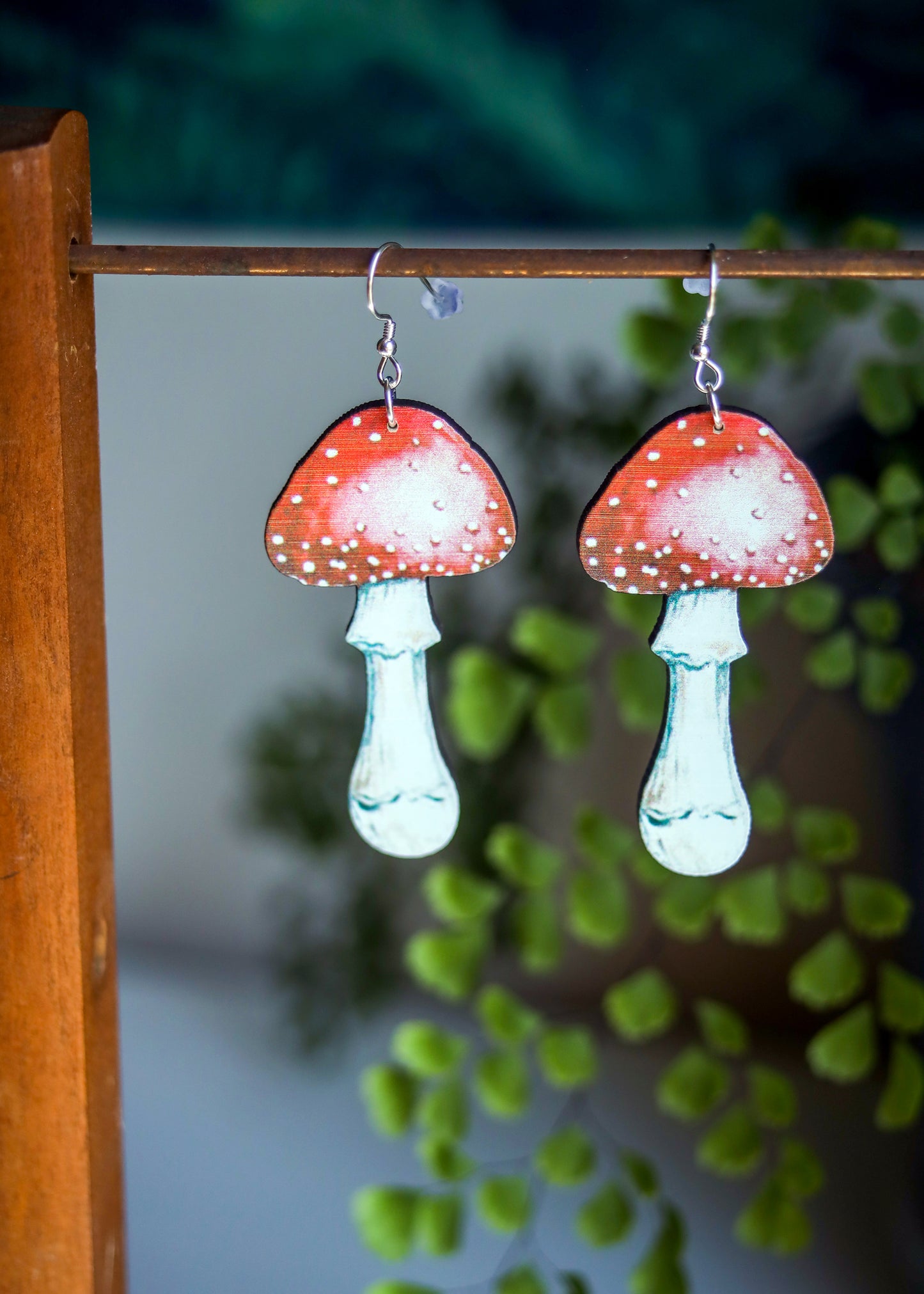 Amanita Mushroom Earrings | Toadstool Cottagecore Fairycore Jewelry