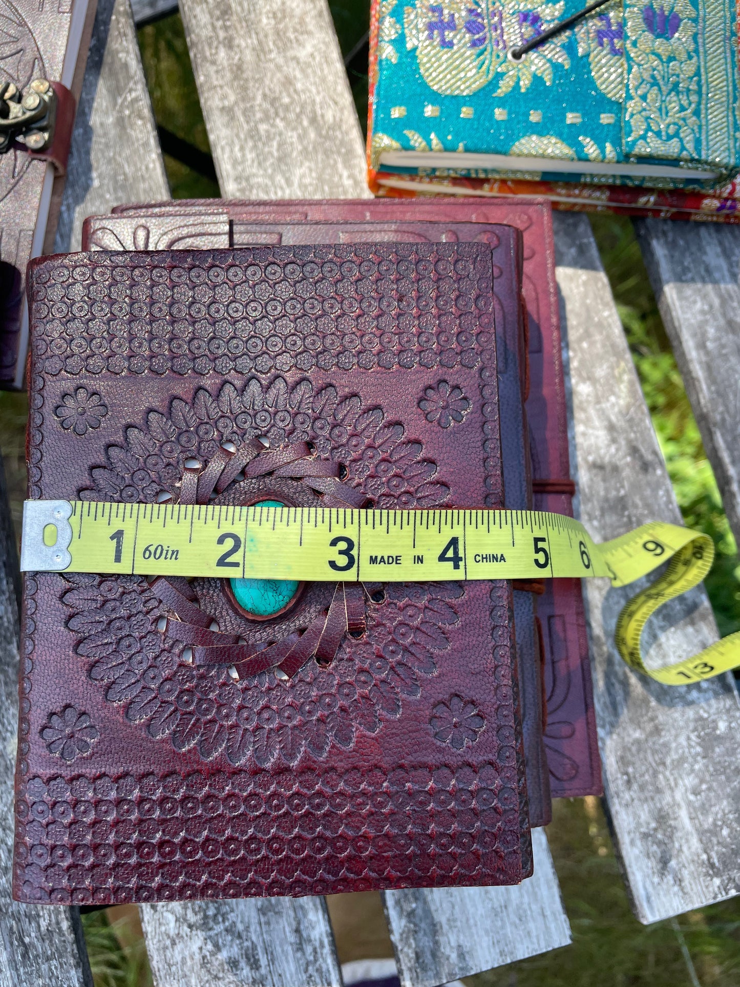 Mystical Leather Journals | Handmade Recycled Paper Notebook | Witchy Spellbook Grimoire
