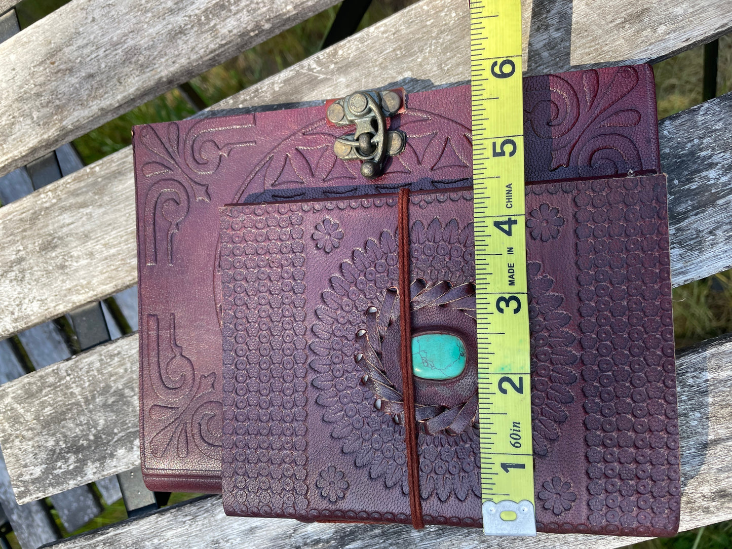 Mystical Leather Journals | Handmade Recycled Paper Notebook | Witchy Spellbook Grimoire