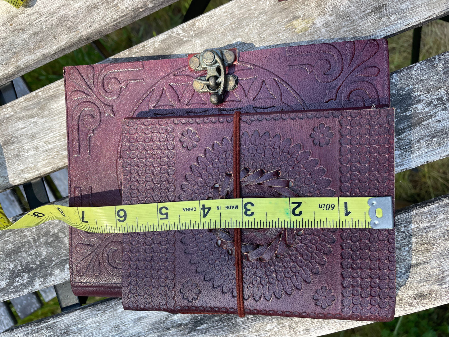 Mystical Leather Journals | Handmade Recycled Paper Notebook | Witchy Spellbook Grimoire