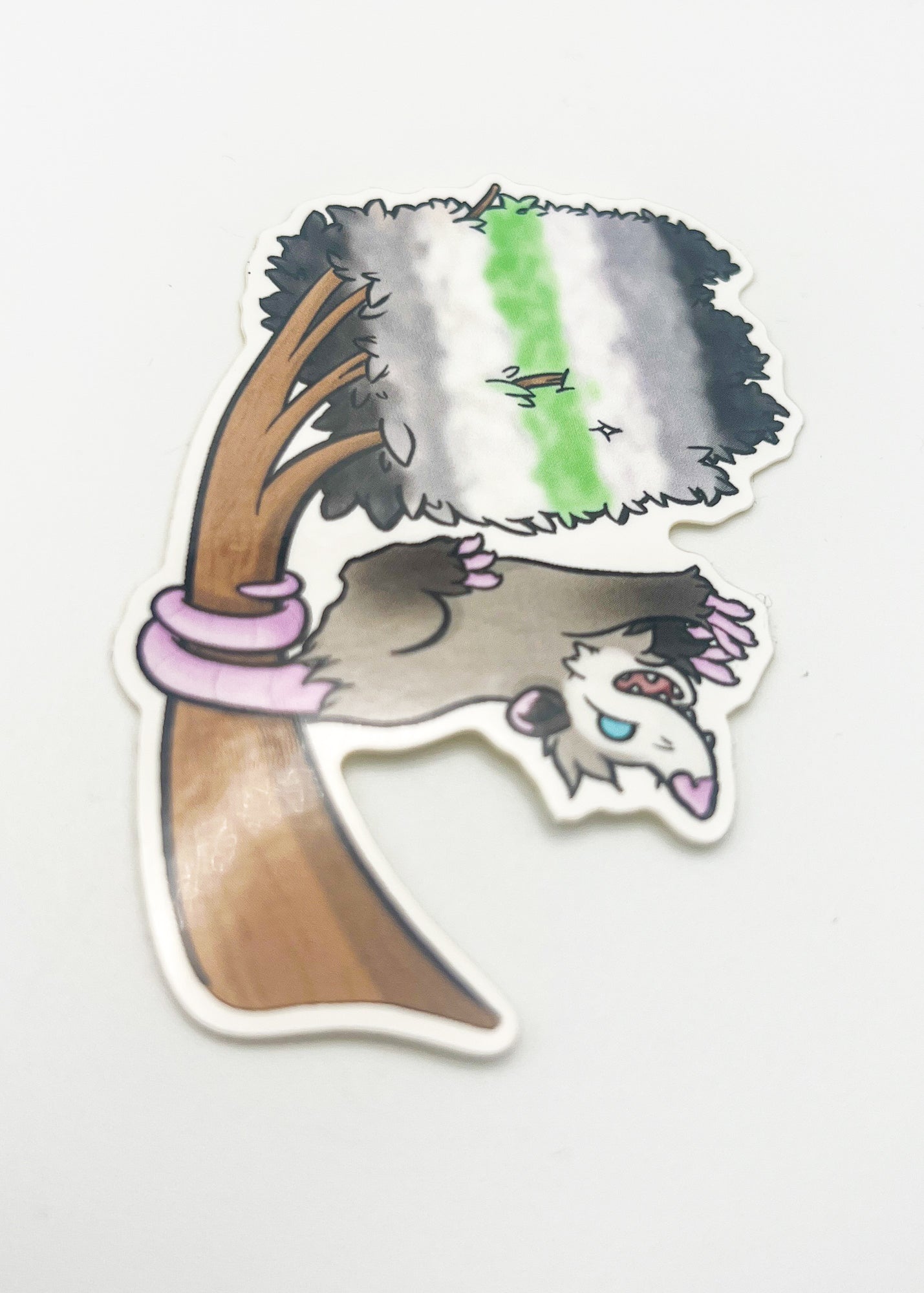 Pride Opossum Stickers