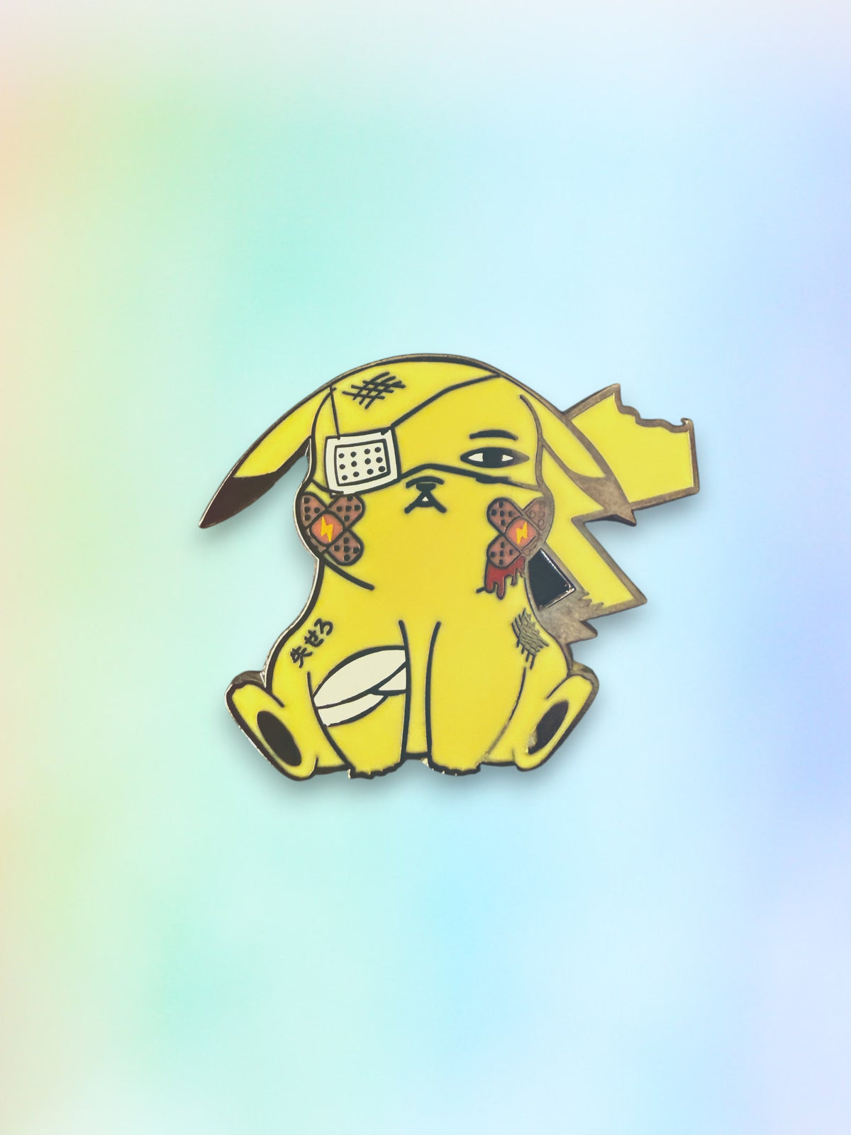 Battle Damaged Pokemon Enamel Pins