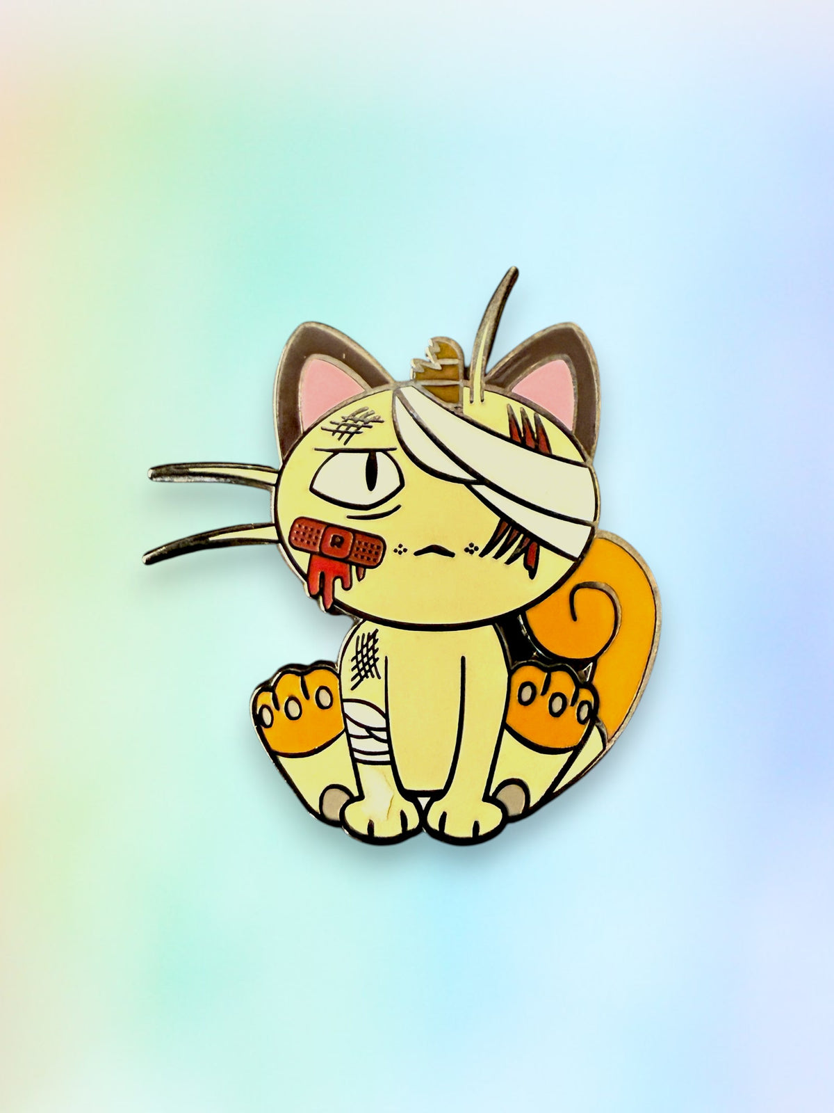 Battle Damaged Pokemon Enamel Pins