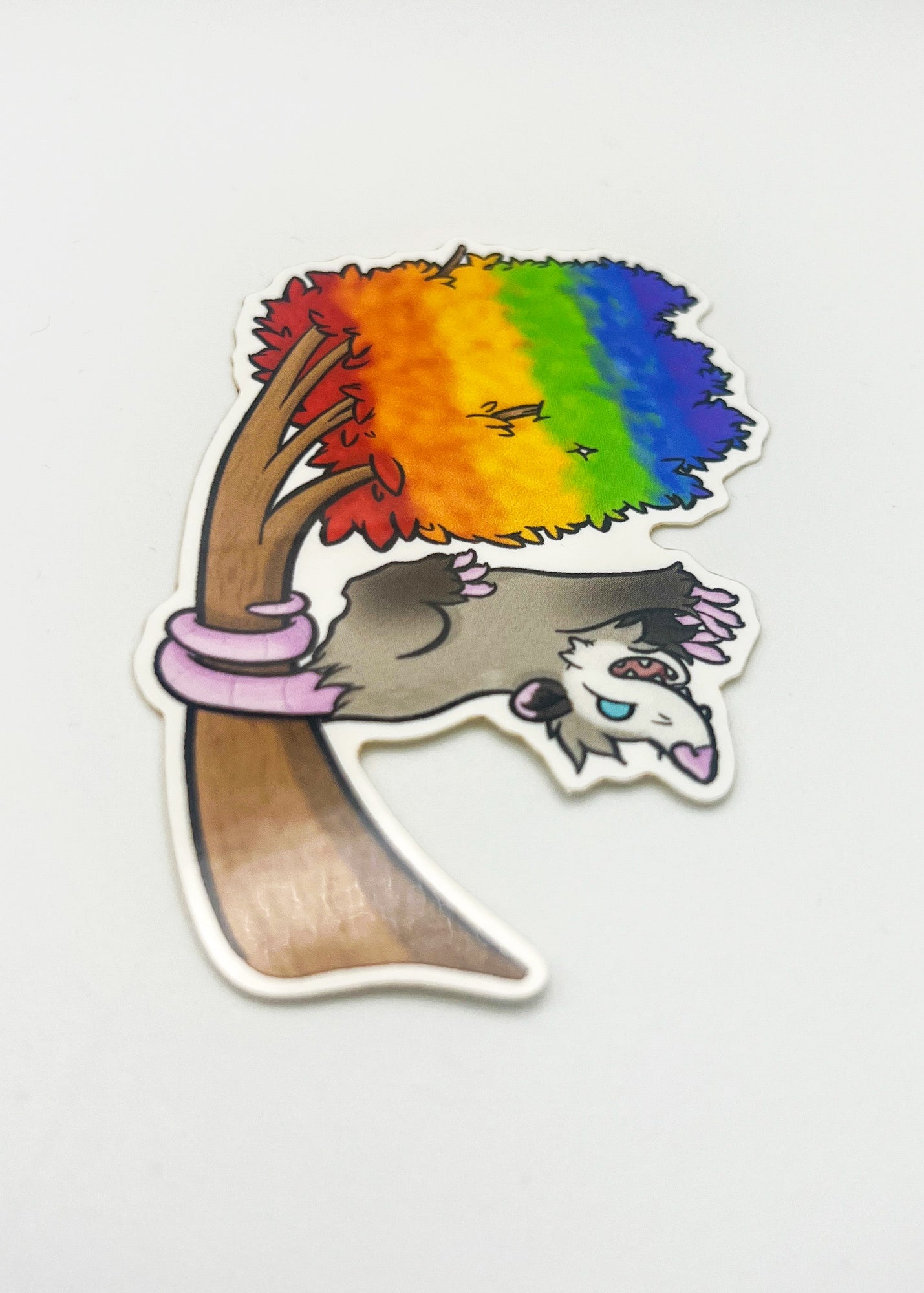 Pride Opossum Stickers